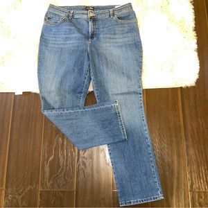 Lee Straight Leg Classic Fit Jeans Size 14 Petite